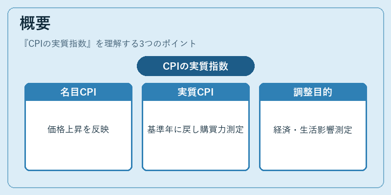 概要（CPIの実質指数）の図解