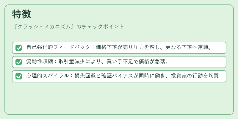 特徴（クラッシュメカニズム）の図解