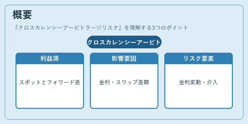 概要（クロスカレンシーアービトラージリスク）の図解