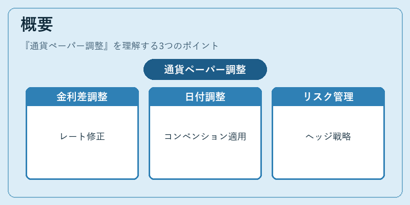 概要(通貨ペーパー調整)の図解