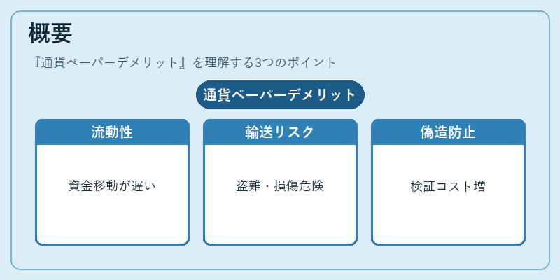 概要（通貨ペーパーデメリット）の図解