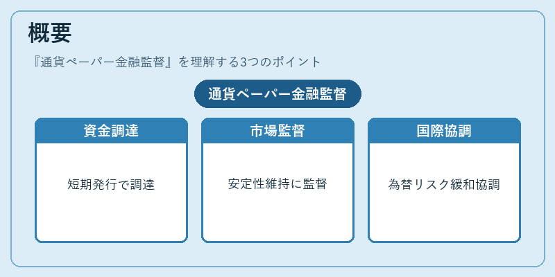 概要（通貨ペーパー金融監督）の図解