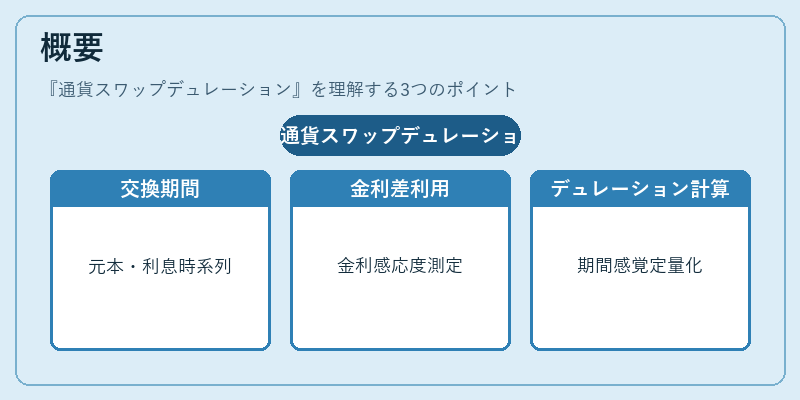 概要（通貨スワップデュレーション）の図解