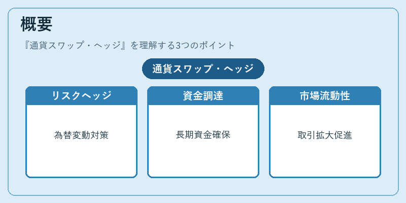 概要（通貨スワップ・ヘッジ）の図解