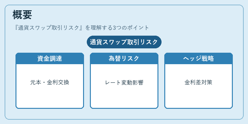 概要（通貨スワップ取引リスク）の図解