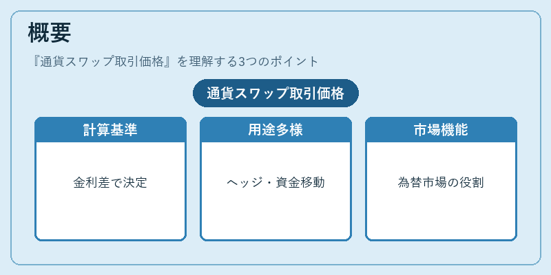 概要（通貨スワップ取引価格）の図解