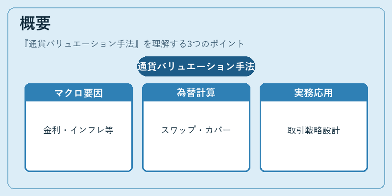 概要(通貨バリュエーション手法)の図解