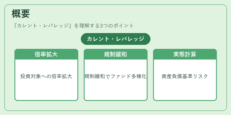 概要(カレント・レバレッジ)の図解