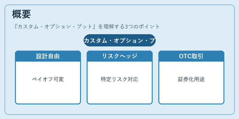 概要（カスタム・オプション・プット）の図解