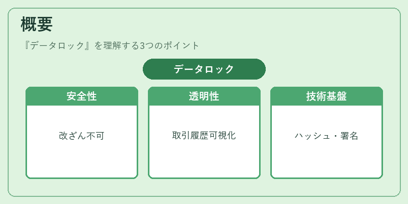 概要（データロック）の図解