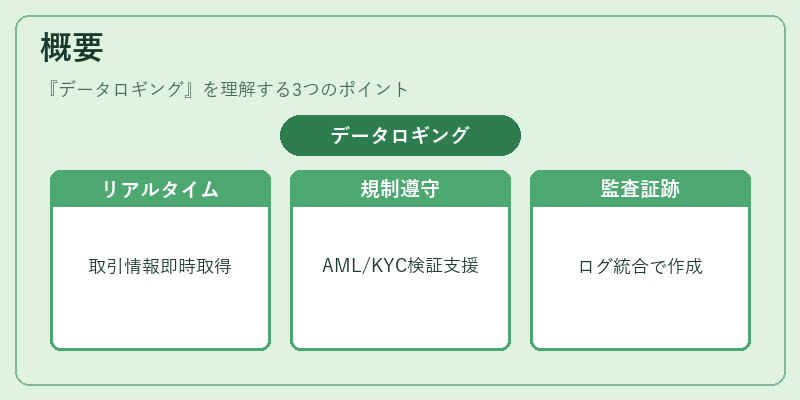 概要(データロギング)の図解