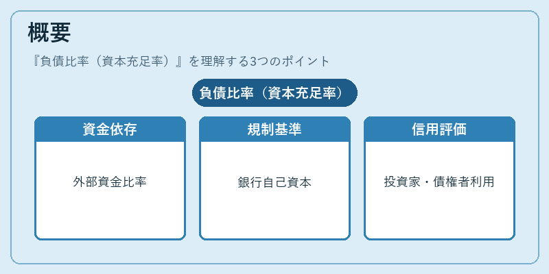 概要(負債比率(資本充足率))の図解