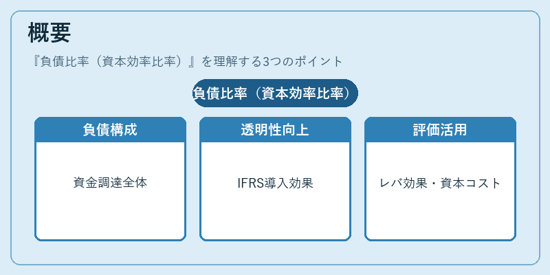 概要(負債比率(資本効率比率))の図解