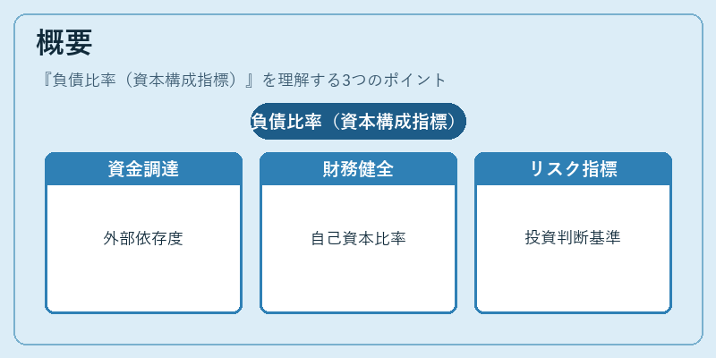 概要（負債比率（資本構成指標））の図解