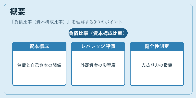 概要(負債比率(資本構成比率))の図解