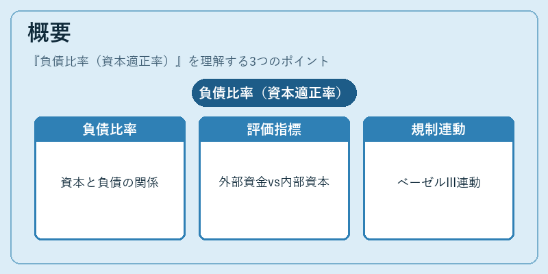 概要（負債比率（資本適正率））の図解