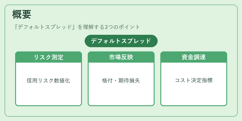 概要(デフォルトスプレッド)の図解