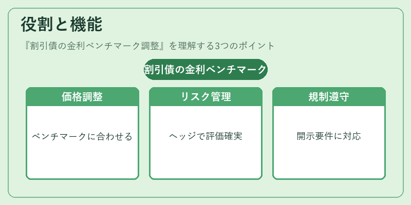 役割と機能(割引債の金利ベンチマーク調整)の図解
