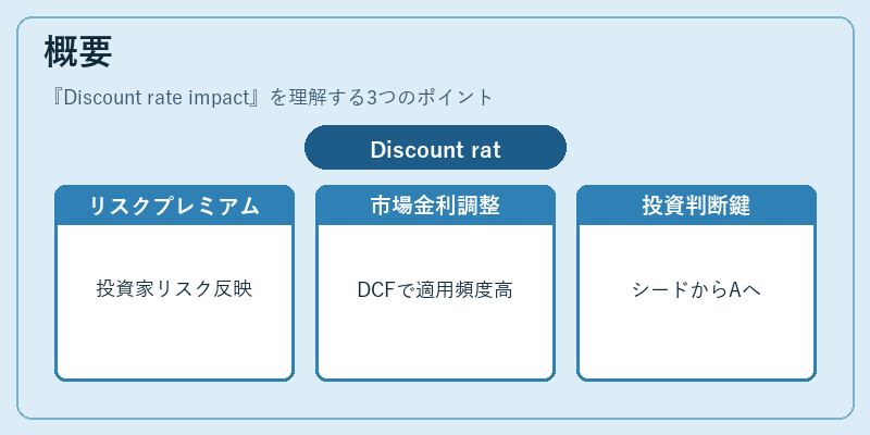 概要（Discount rate impact）の図解