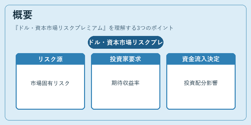 概要（ドル・資本市場リスクプレミアム）の図解