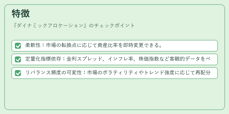 特徴（ダイナミックアロケーション）の図解