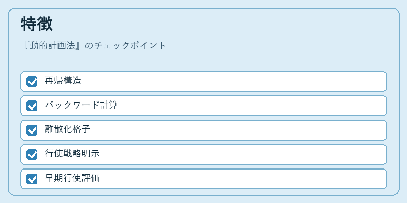 特徴（動的計画法）の図解