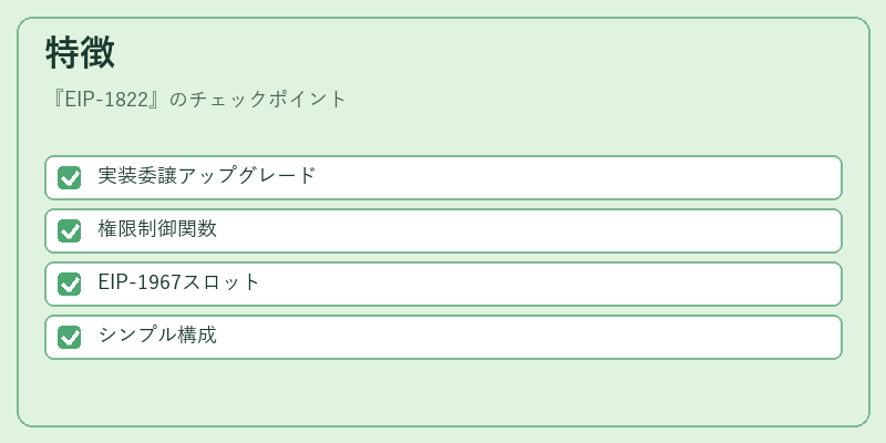 特徴（EIP‑1822）の図解