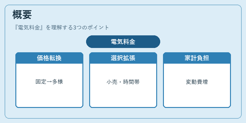 概要（電気料金）の図解