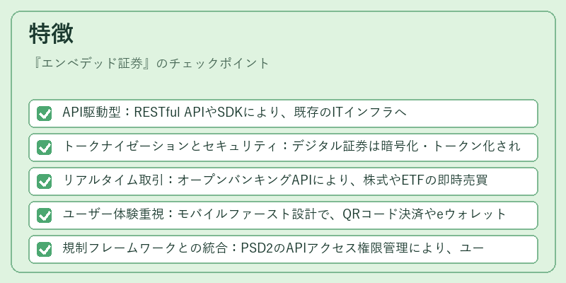 特徴(エンベデッド証券)の図解