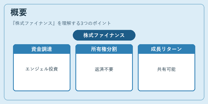 概要（株式ファイナンス）の図解
