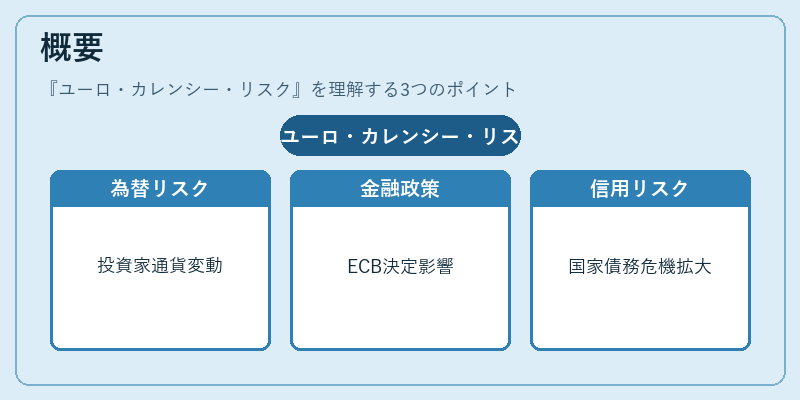 概要（ユーロ・カレンシー・リスク）の図解