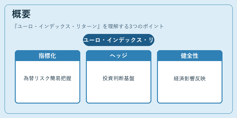 概要（ユーロ・インデックス・リターン）の図解
