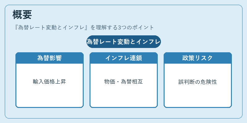 概要(為替レート変動とインフレ)の図解