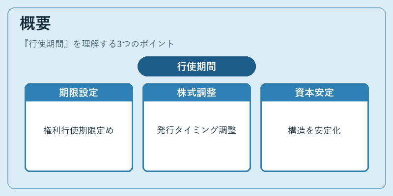 概要（行使期間）の図解