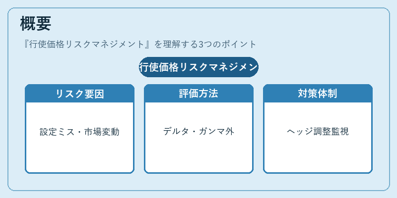 概要（行使価格リスクマネジメント）の図解