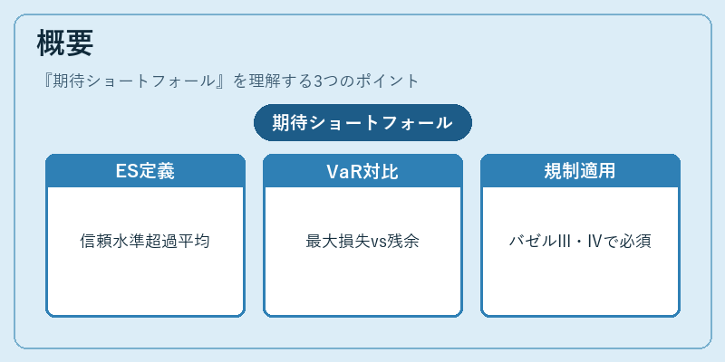 概要（期待ショートフォール）の図解