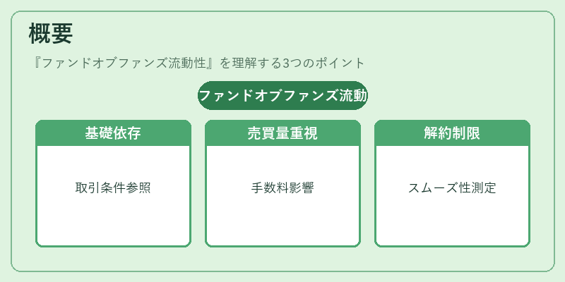 概要（ファンドオブファンズ流動性）の図解