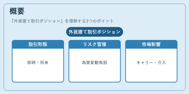 概要(外貨建て取引ポジション)の図解