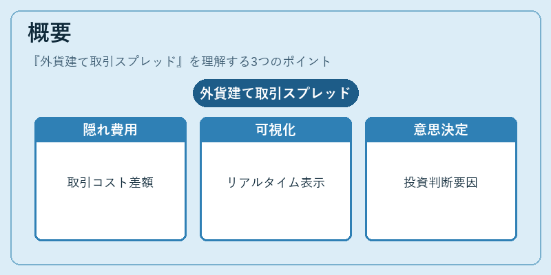 概要（外貨建て取引スプレッド）の図解
