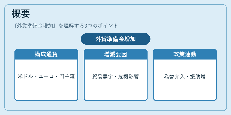 概要（外貨準備金増加）の図解