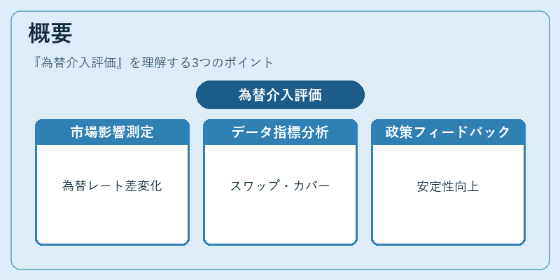 概要（為替介入評価）の図解