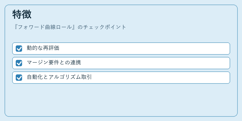特徴（フォワード曲線ロール）の図解