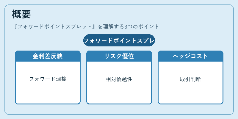 概要（フォワードポイントスプレッド）の図解
