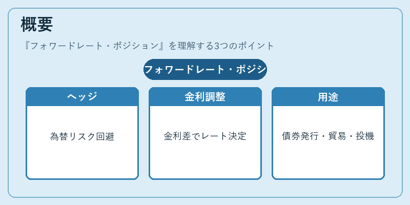 概要（フォワードレート・ポジション）の図解