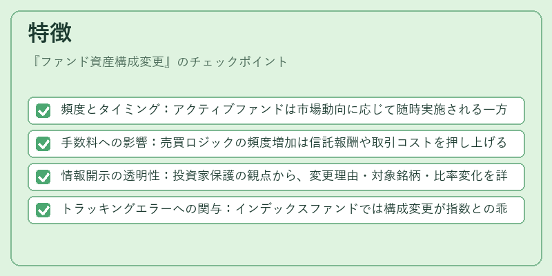 特徴（ファンド資産構成変更）の図解