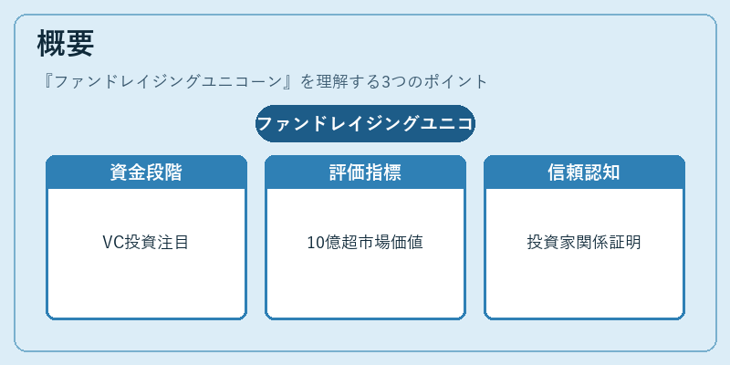 概要(ファンドレイジングユニコーン)の図解