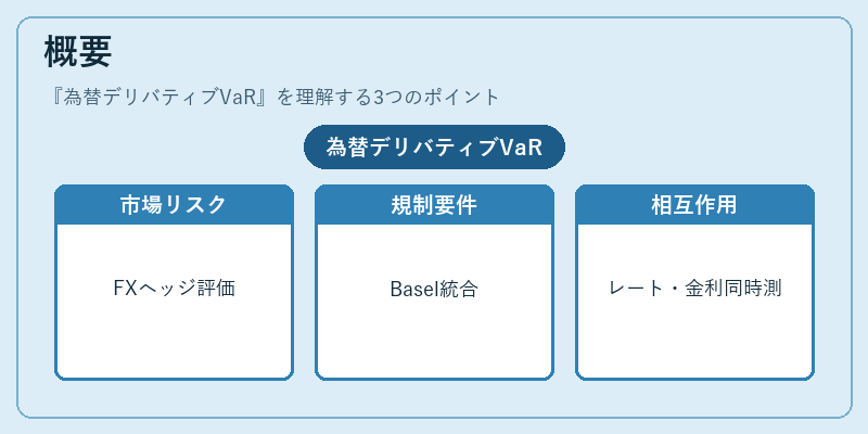 概要（為替デリバティブVaR）の図解