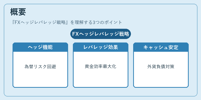 概要(FXヘッジレバレッジ戦略)の図解