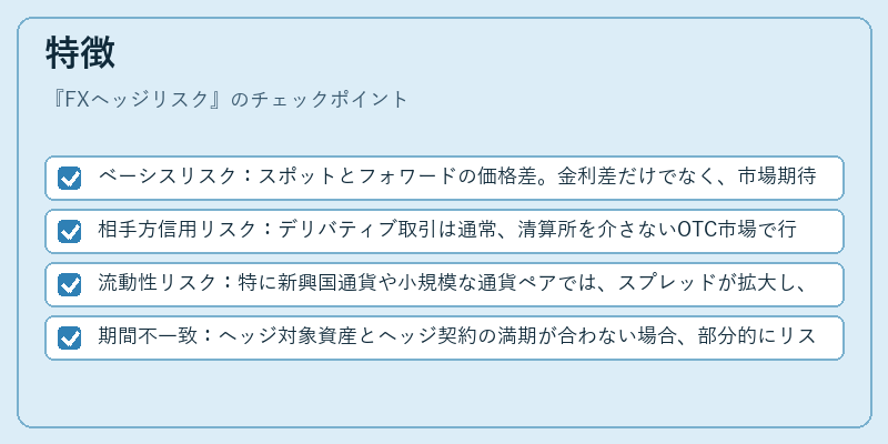 特徴（FXヘッジリスク）の図解