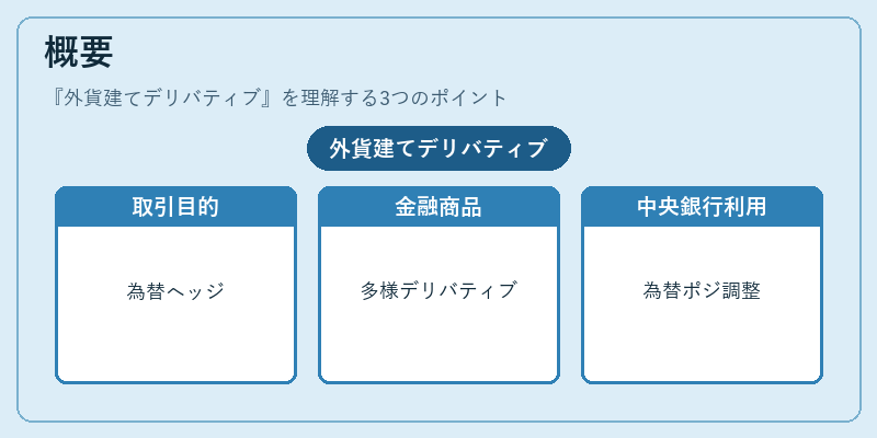 概要（外貨建てデリバティブ）の図解